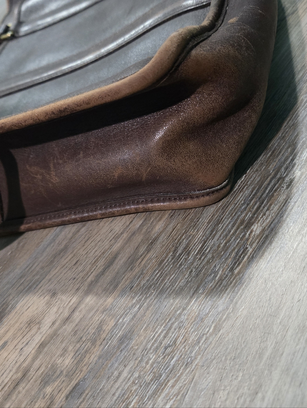 Vintage 1998 Coach Embassy Briefcase 5296 Brown Leather Laptop Bag - Made in USA - Picture 6 of 13